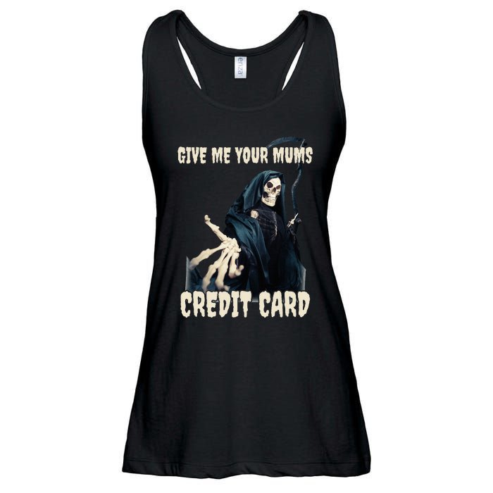 Give Me Your Mums Credit Card Ladies Essential Flowy Tank