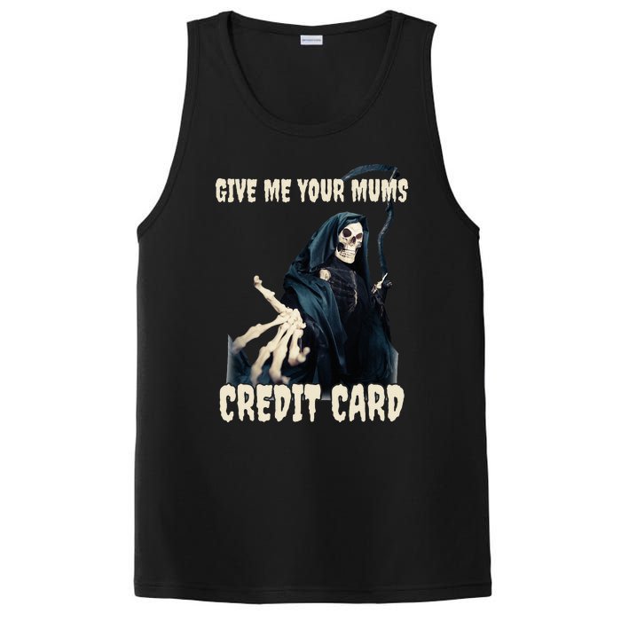 Give Me Your Mums Credit Card PosiCharge Competitor Tank