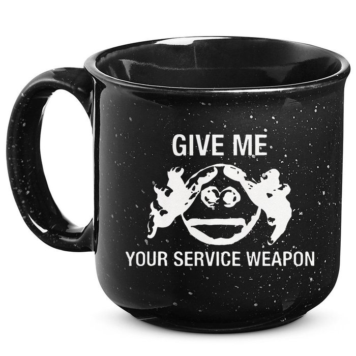 Give Me Your Service Weapon 15oz Campfire Ceramic Mug