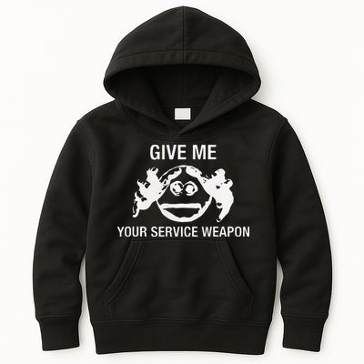 Give Me Your Service Weapon Kids Hoodie