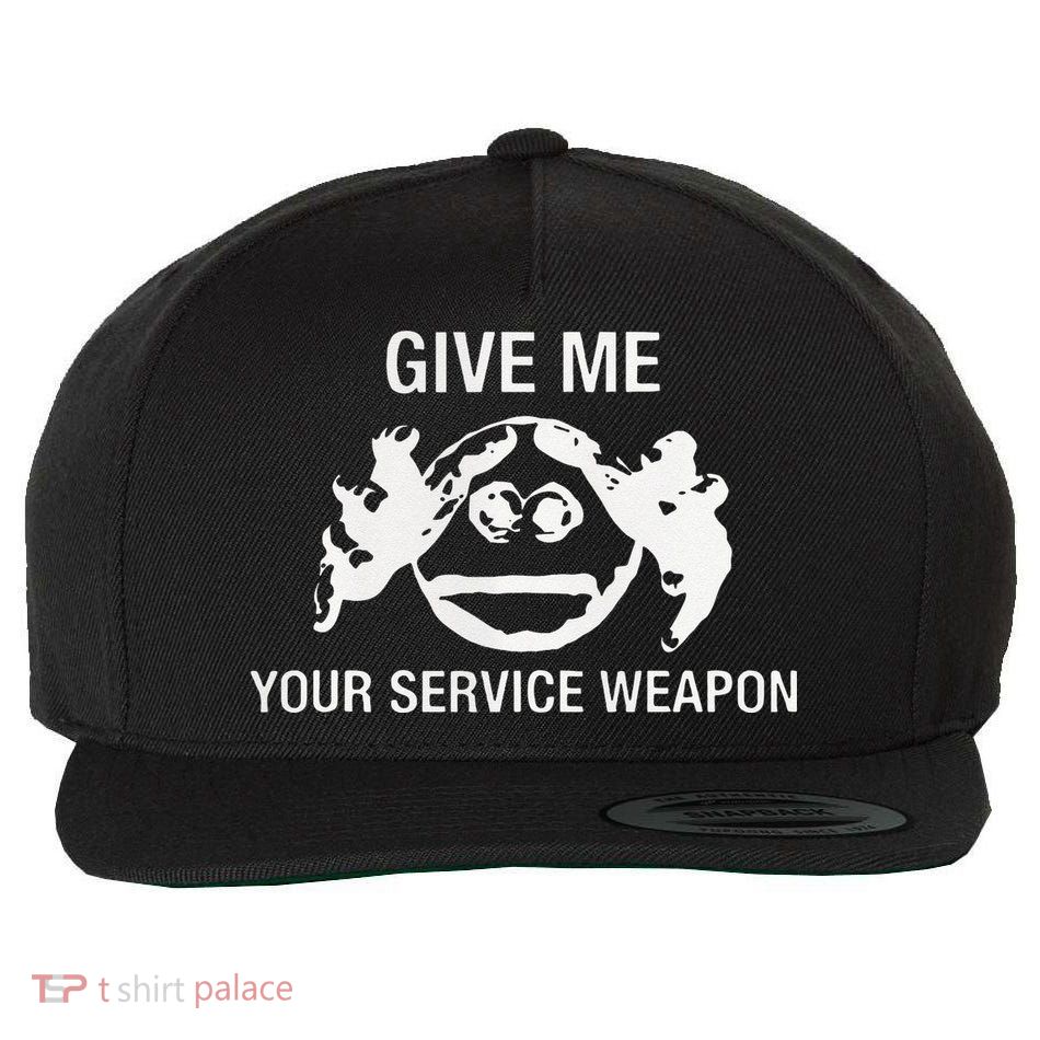 Give Me Your Service Weapon Wool Snapback Cap