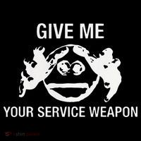 Give Me Your Service Weapon Wool Snapback Cap