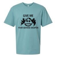 Give Me Your Service Weapon Sueded Cloud Jersey T-Shirt