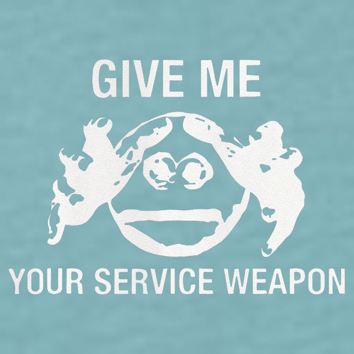 Give Me Your Service Weapon Sueded Cloud Jersey T-Shirt