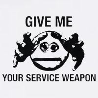 Give Me Your Service Weapon Garment-Dyed Sweatshirt