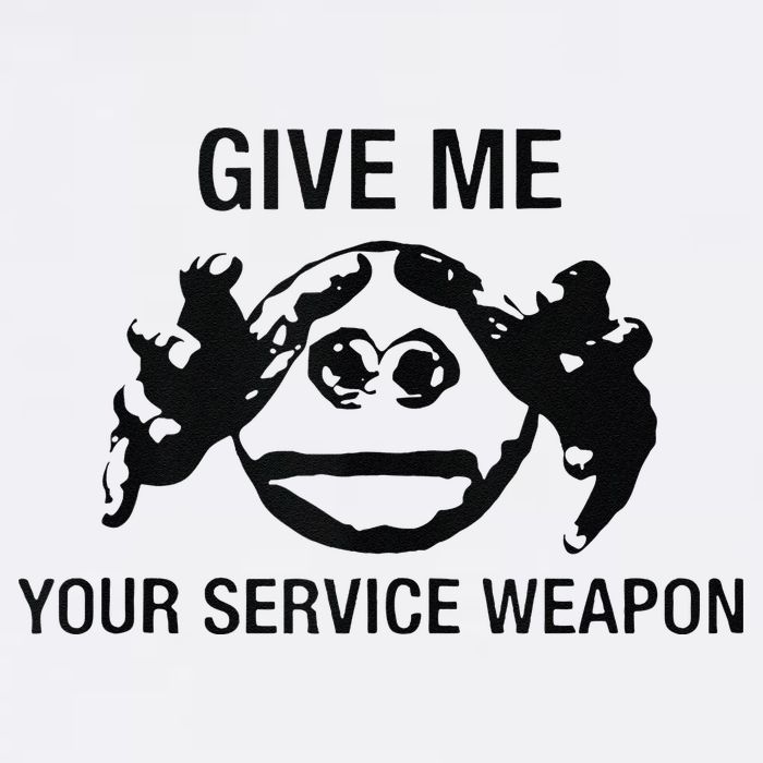 Give Me Your Service Weapon Garment-Dyed Sweatshirt