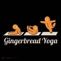 Gingerbread Man Yoga Funny Cute Fitness Christmas Tall T-Shirt