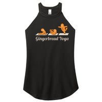 Gingerbread Man Yoga Funny Cute Fitness Christmas Women's Perfect Tri Rocker Tank