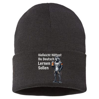 German Maybe You Should Have Learned German Sustainable Knit Beanie