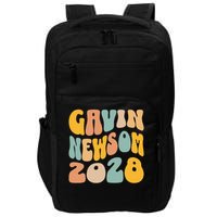 Gavin Newsom 2028 For President Resist Wavy Groovy Election Impact Tech Backpack