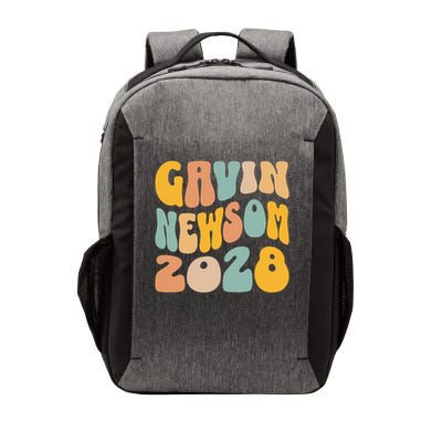 Gavin Newsom 2028 For President Resist Wavy Groovy Election Vector Backpack