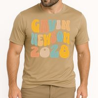 Gavin Newsom 2028 For President Resist Wavy Groovy Election Cooling Performance Crew T-Shirt
