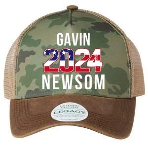 Gavin Newsom 2024 President Men Women Vote Gavin Newsom 2024 Legacy Tie Dye Trucker Hat