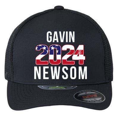 Gavin Newsom 2024 President Men Women Vote Gavin Newsom 2024 Flexfit Unipanel Trucker Cap