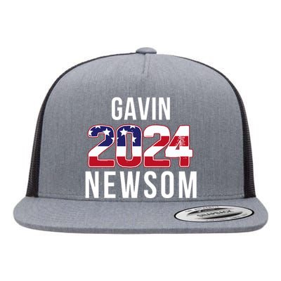 Gavin Newsom 2024 President Men Women Vote Gavin Newsom 2024 Flat Bill Trucker Hat