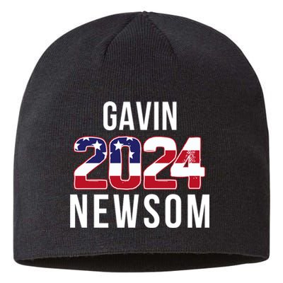 Gavin Newsom 2024 President Men Women Vote Gavin Newsom 2024 Sustainable Beanie