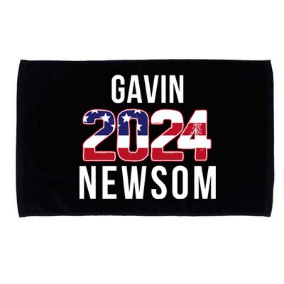 Gavin Newsom 2024 President Men Women Vote Gavin Newsom 2024 Microfiber Hand Towel