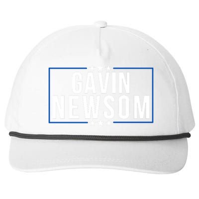 Gavin Newsom 2024 President Men Women Vote Gavin Newsom 2024 Snapback Five-Panel Rope Hat