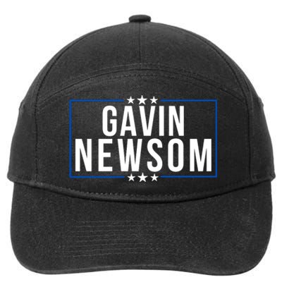 Gavin Newsom 2024 President Men Women Vote Gavin Newsom 2024 7-Panel Snapback Hat