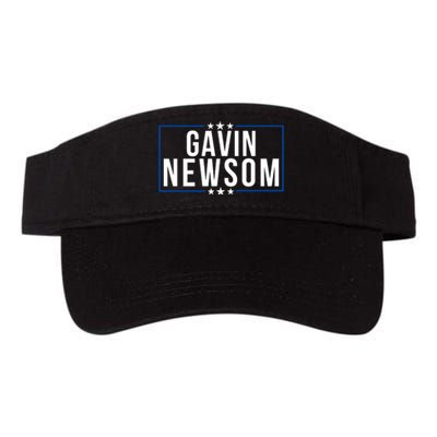 Gavin Newsom 2024 President Men Women Vote Gavin Newsom 2024 Valucap Bio-Washed Visor