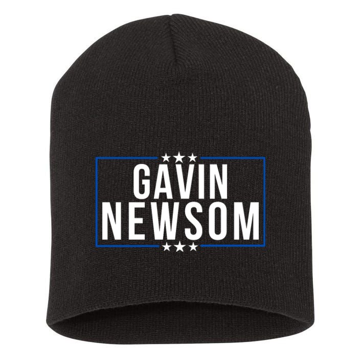 Gavin Newsom 2024 President Men Women Vote Gavin Newsom 2024 Short Acrylic Beanie