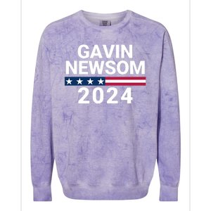 Gavin Newsom 2024 President Men Women Vote Gavin Newsom 2024 Colorblast Crewneck Sweatshirt