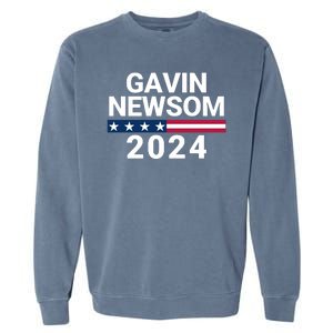 Gavin Newsom 2024 President Men Women Vote Gavin Newsom 2024 Garment-Dyed Sweatshirt