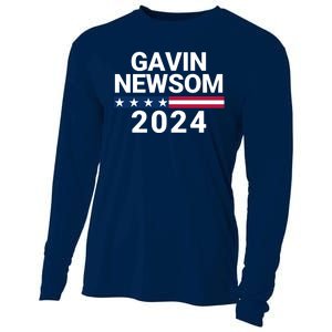 Gavin Newsom 2024 President Men Women Vote Gavin Newsom 2024 Cooling Performance Long Sleeve Crew