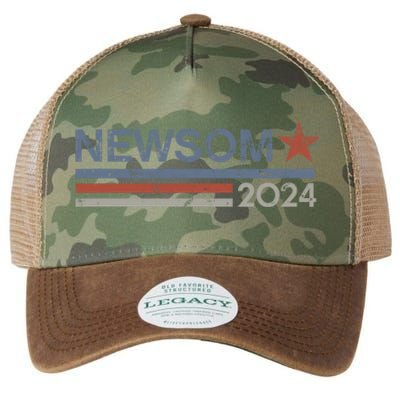 Gavin Newsom 2024 Election For President Legacy Tie Dye Trucker Hat