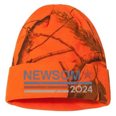 Gavin Newsom 2024 Election For President Kati Licensed 12" Camo Beanie