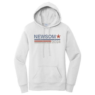 Gavin Newsom 2024 Election For President Women's Pullover Hoodie