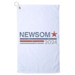 Gavin Newsom 2024 Election For President Platinum Collection Golf Towel