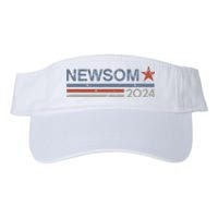 Gavin Newsom 2024 Election For President Valucap Bio-Washed Visor