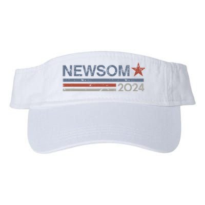 Gavin Newsom 2024 Election For President Valucap Bio-Washed Visor