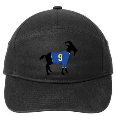 Goat Number 9 Football 7-Panel Snapback Hat