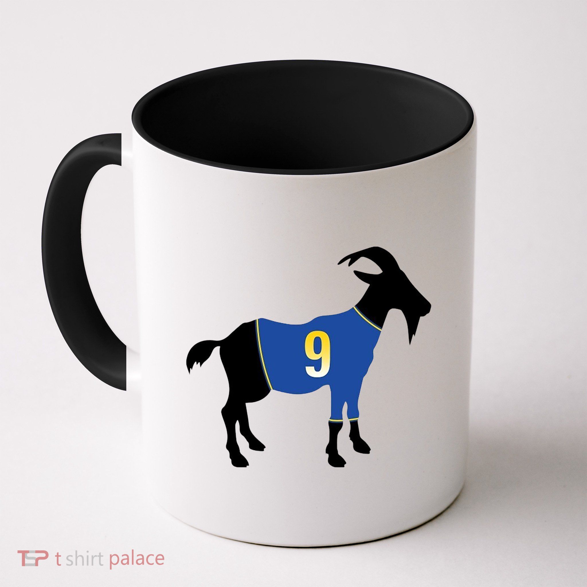 Goat Number 9 Football Mug