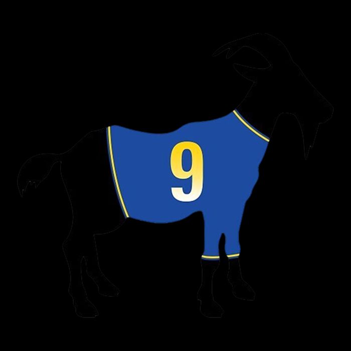 Goat Number 9 Football Drawstring Bag