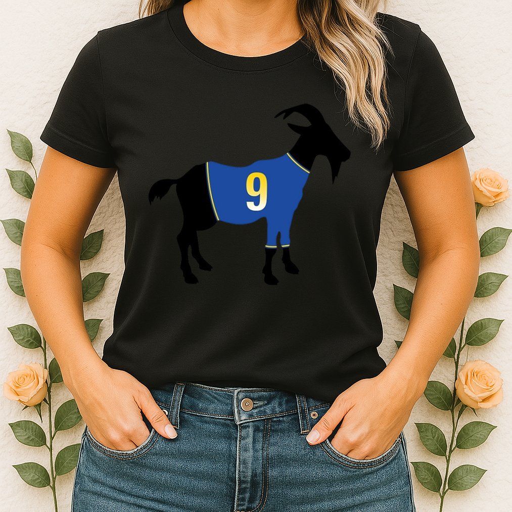 Goat Number 9 Football Womens T-Shirt