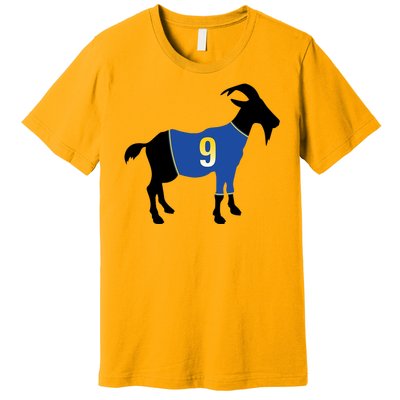 Goat Number 9 Football Premium T-Shirt