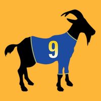 Goat Number 9 Football Tie-Dye T-Shirt