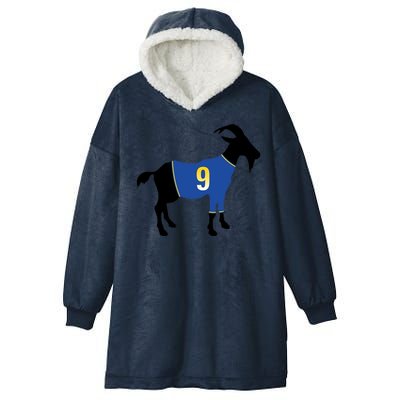 Goat Number 9 Football Hooded Wearable Blanket