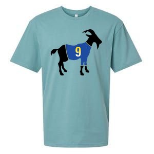 Goat Number 9 Football Sueded Cloud Jersey T-Shirt