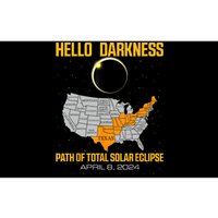 Great North American Path Of Total Solar Eclipse In April 08 Bumper Sticker