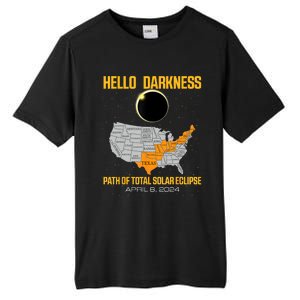 Great North American Path Of Total Solar Eclipse In April 08 Tall Fusion ChromaSoft Performance T-Shirt