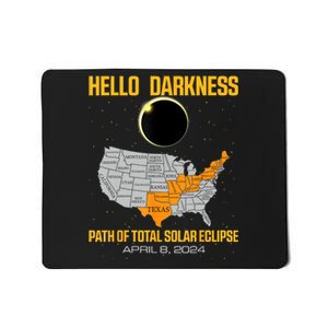 Great North American Path Of Total Solar Eclipse In April 08 Mousepad