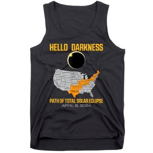 Great North American Path Of Total Solar Eclipse In April 08 Tank Top