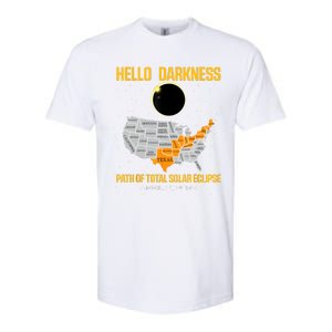 Great North American Path Of Total Solar Eclipse In April 08 Softstyle CVC T-Shirt