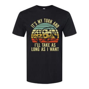 Game Night Adult Board Games ItS My Turn Long As I Want Softstyle CVC T-Shirt