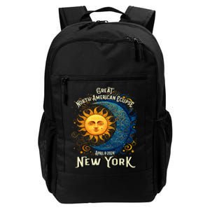 Great North American Eclipse Total Solar Eclipse Earth Moon Sun Cosmic Alignment Daily Commute Backpack