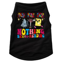 Groovy Nothing Beats Reading Rock Paper Scissors Book Lovers Doggie Tank